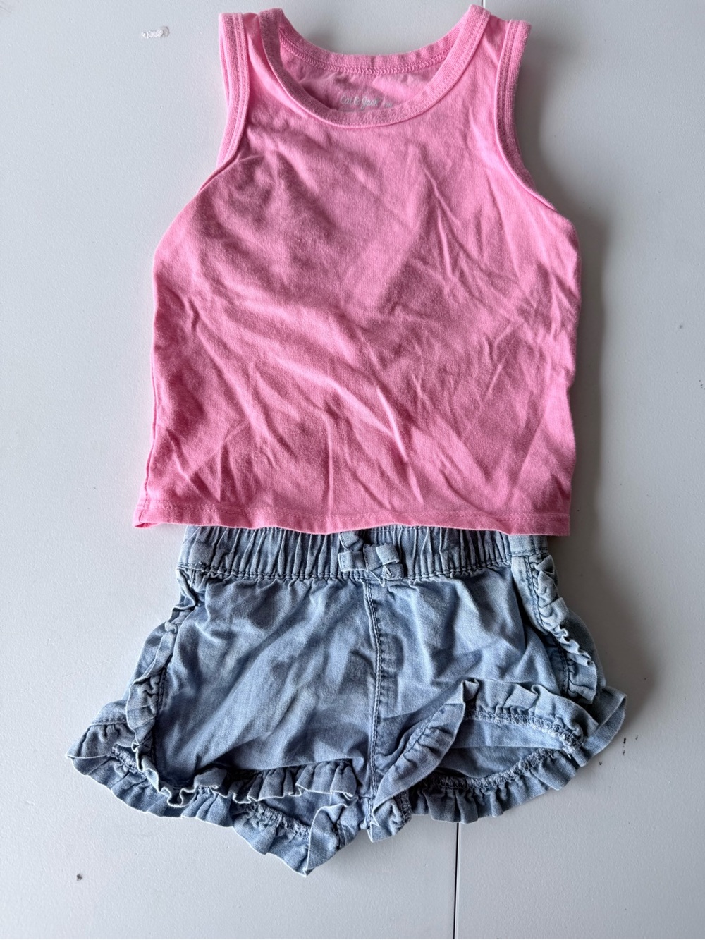Cat & Jack Pink Crewneck Tee